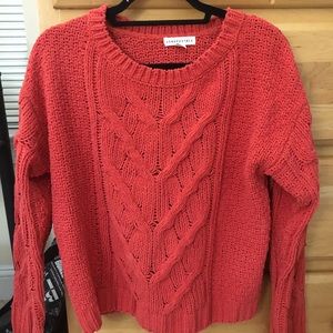 Coral sweater